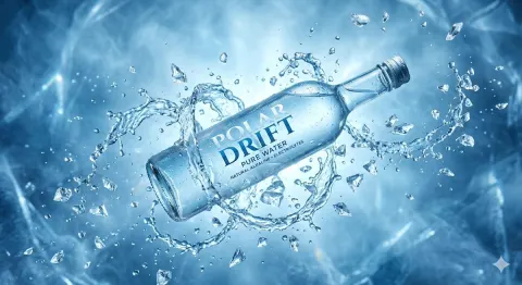 Floating Polar Drift Pure Water