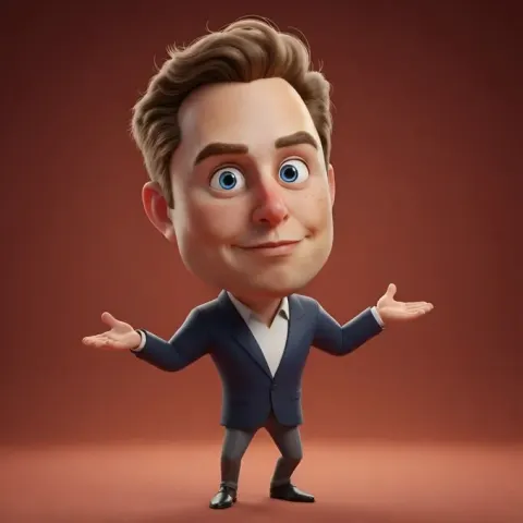 Full-body 3D Caricature in Pixar/DreamWorks Style
