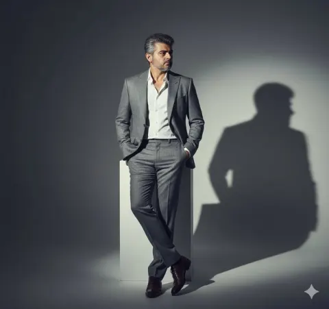 Generate a cinematic studio fashion portrait using the uploaded reference image with 100% accuracy for facial 