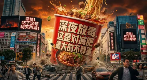 Gigantophobia and Hollywood Disaster Film Aesthetics: A Giant Instant Noodles Bucket Falls on a Busy Crossroad