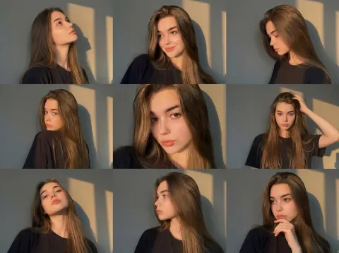 Golden Hour Portrait Collage Art