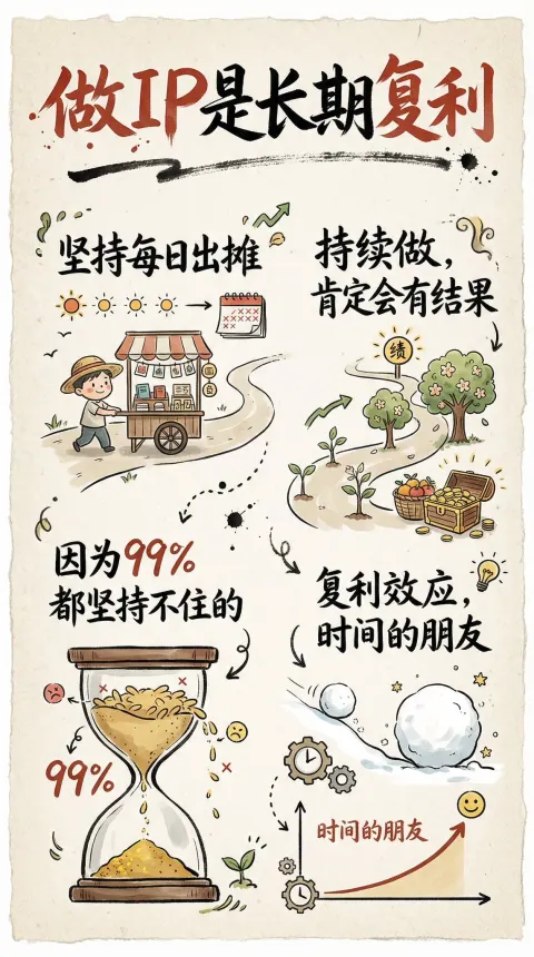 Hand-drawn Infographic Card Design
