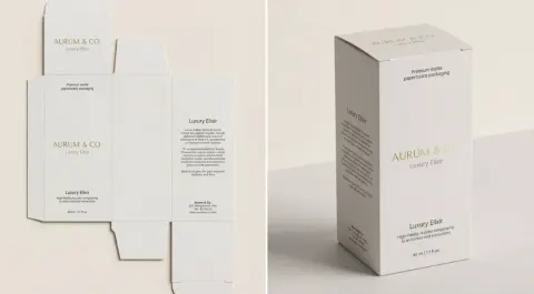 High-Precision 3D Product Visualization of a Perfectly Assembled Packaging Box