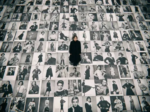 High-Resolution Bird's-Eye View Photograph with LOMO Ic-a: Fashion Models and Japanese Film Actress