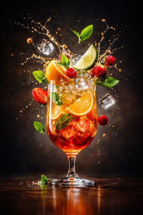 Hyper-realistic food photography
