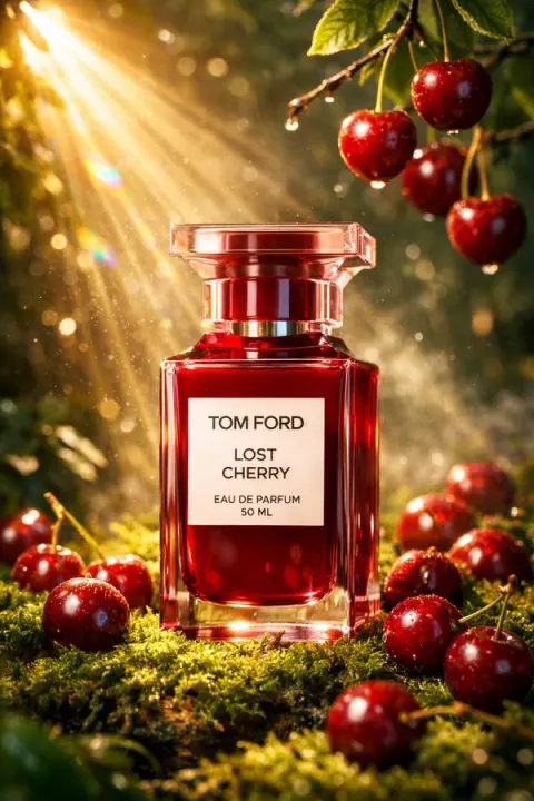Hyper Realistic Luxury Perfume in Enchanted Forest