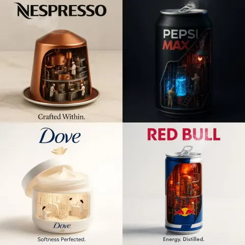 Hyperrealistic 1:1 Advertisement Creation