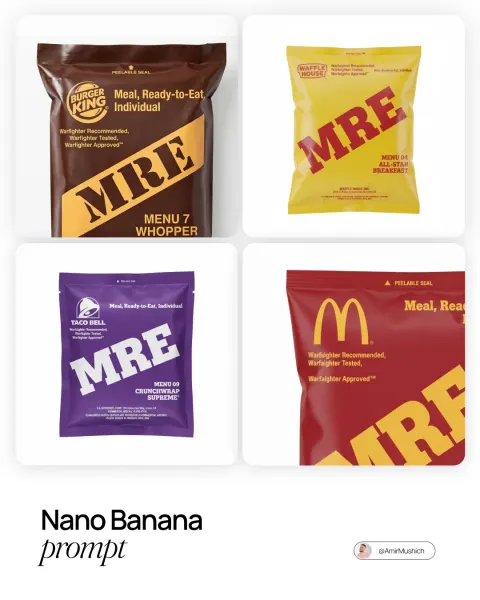 Ideal Food Brand: [Fill in Food Brand Name] - Military Packaging Design