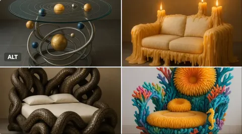 Imaginative Sculptural Furniture Design
