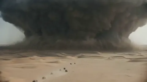 IMAX Desert Sandstorm Epic Scene
