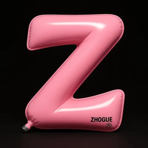 Inflatable Z Letter Installation Art
