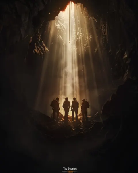 Cinematic “The Goonies” Movie Poster