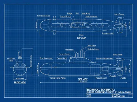 iPhone Technical Blueprint Design