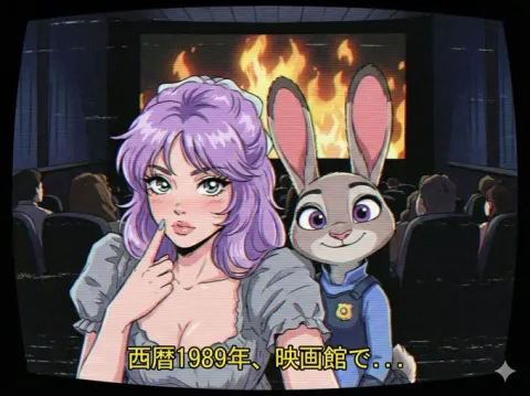 Late 80s Japanese Anime OVA Screenshot Style