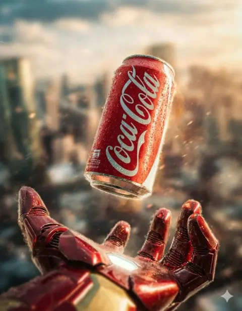 Marvel Heroes with Drinks Art