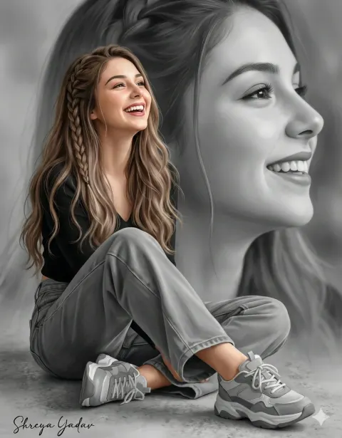 Modern Full-Body Artistic Portrait