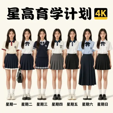 Modern High School Girls Fashion Styling