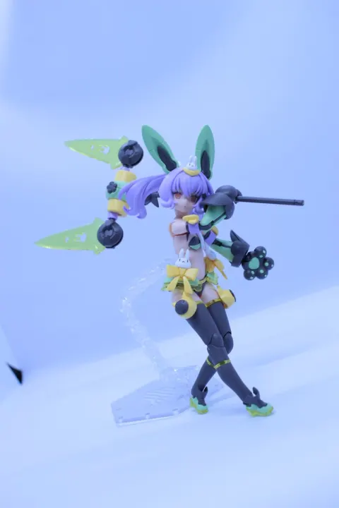 NanoBanana Low Poly Megami Device Character
