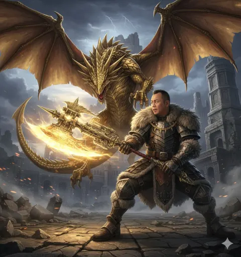 Nishimura Mizuki VS Gold Rathian in Monster Hunter Tower