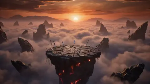 Oriental Fantasy Wuxia Epic Battle