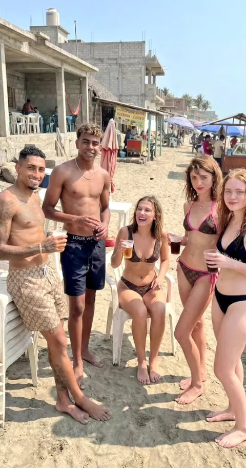 Realistic Candid Beach Photography Scene