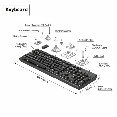 Realistic Object with Hand-Drawn Engineering Annotations