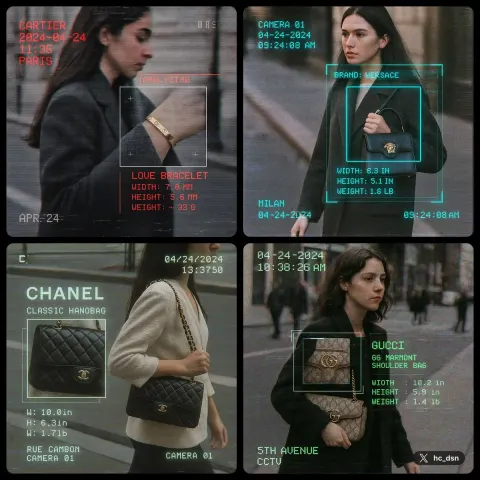 Sci-Fi CCTV Footage with Brand Product Analysis
