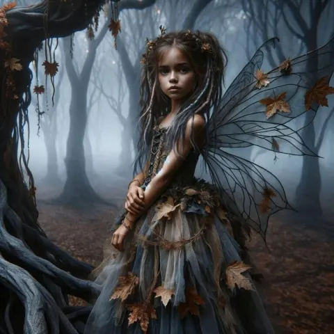 Mystical Forest with Fairy Girl in HD