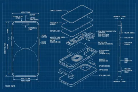 Technical Blueprint Product Schematic