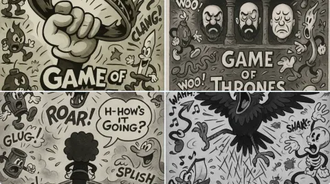 Transform Image into 1930s Animation Storyboard in Fleischer Studios Style