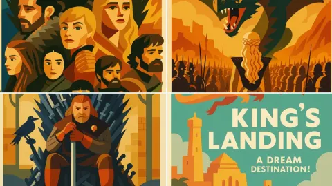 Transform Image into 1950s-Style Poster