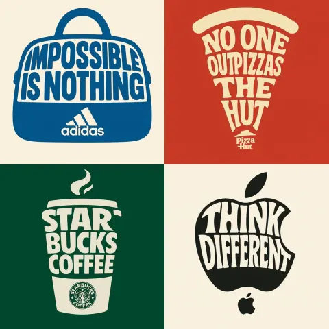 Typographic Illustration Shaped Like an {OBJECT}