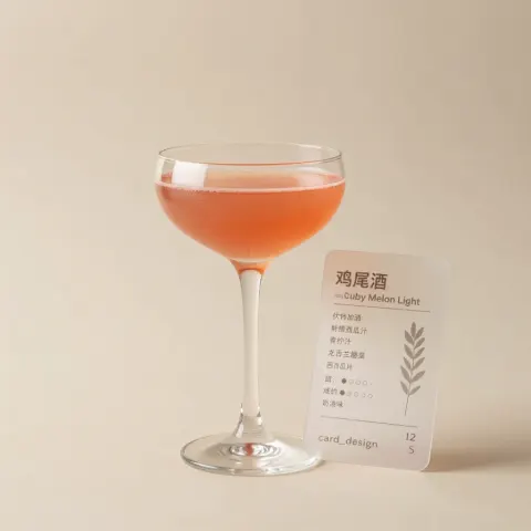Ultra-minimalist Cocktail Photography with Soft Beige Backdrop