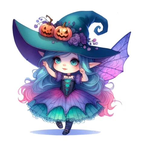 SVG: Halloween Witch