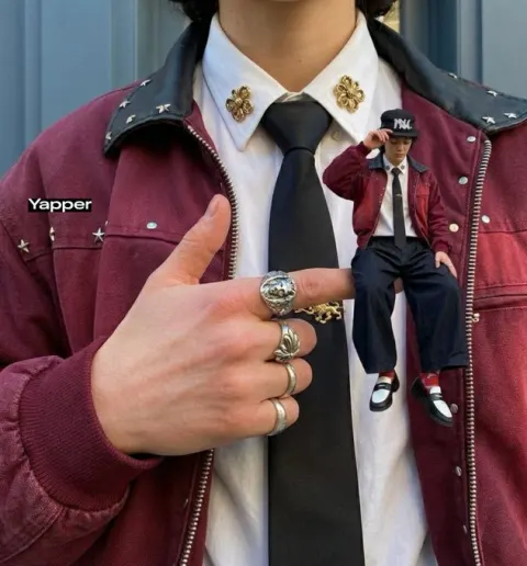 Ultra-realistic surreal fashion composition