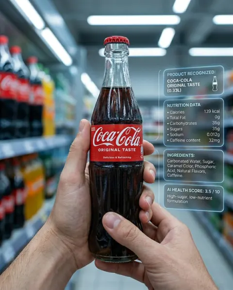Ultra-realistic supermarket product AI recognition