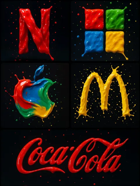 Vibrant Paint Splash Brand Logo