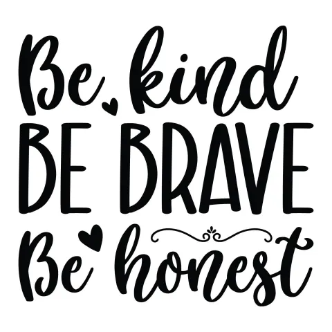 SVG: Kind Brave Honest