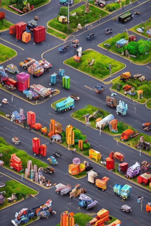 Overpopulated Truck City