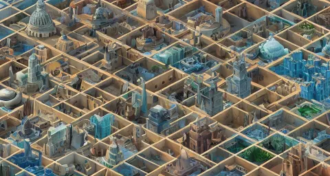 Arabic City Isometric Game