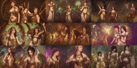 Xena Warrior Princess Themed Belly Dance Wedding
