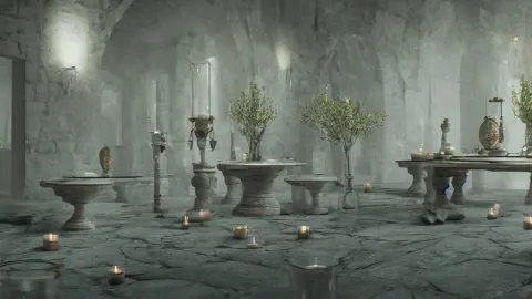 Complex Ancient Alchemists Interior