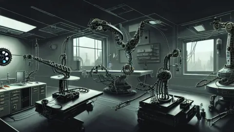 Dieselpunk Painting Motors