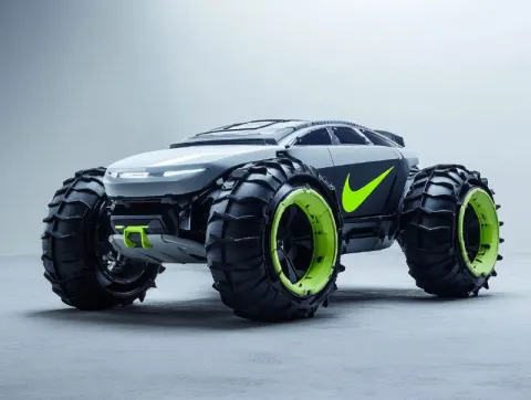 Rugged Off-Road Moon Rover Design