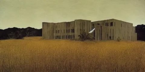 “ Painting a Field of Dry Grass and Farmland