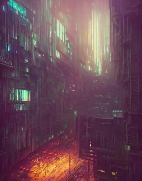 Brutalist Architecture Building