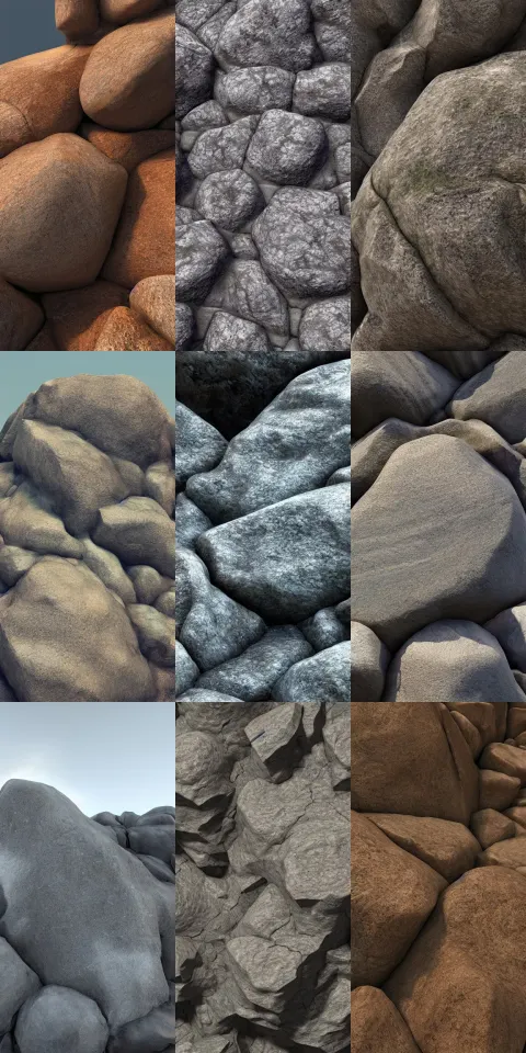 Rock Texture Mountain Landscape