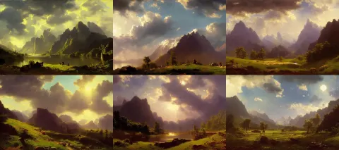 Beautiful Landscape First Light