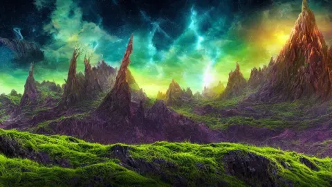 Alien Landscape View