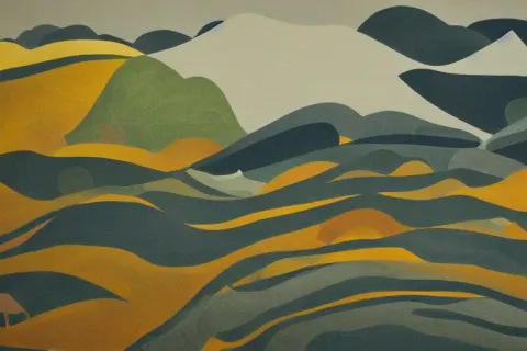 Modernist Landscape Painting